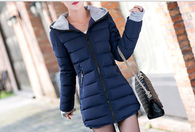 New Windproof Waterproof Winter Jacket Women Coat Female Padded Coat Long Section Women Coat Windbreaker Parka