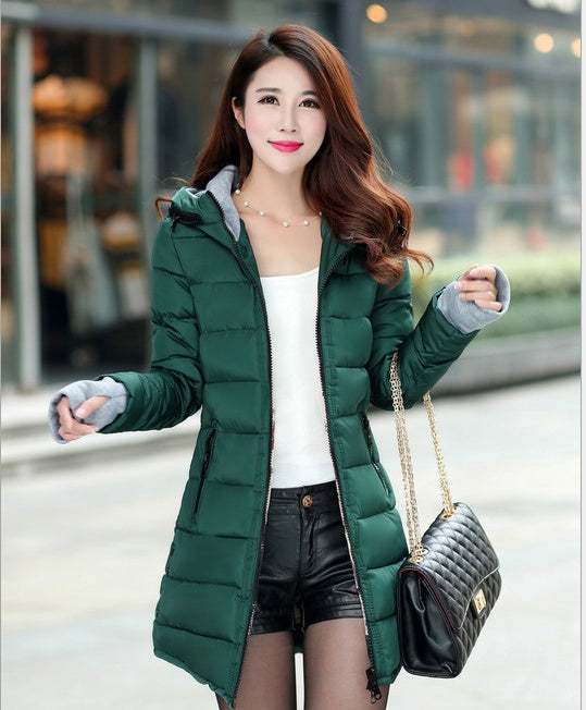 New Windproof Waterproof Winter Jacket Women Coat Female Padded Coat Long Section Women Coat Windbreaker Parka