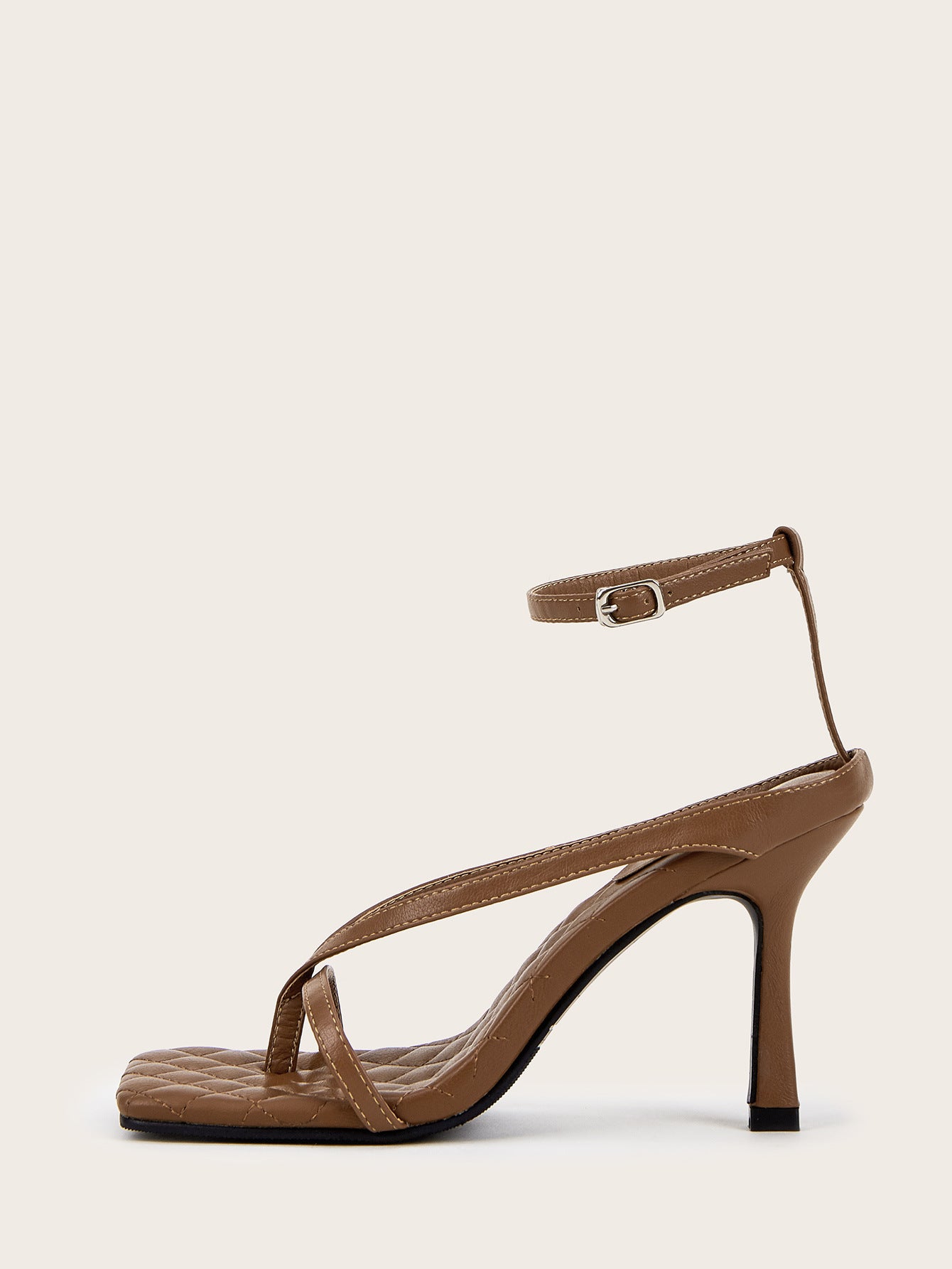 Foreign Trade Cross-Border Stiletto Sandals Women Sexy Open-Toed Bag With A Word Buckle High Heels Women